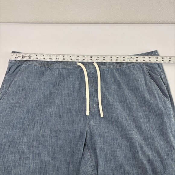 Lands End Pull On Pants Womens XXL 44 46 Blue Elastic Waist Casual Pockets - Picture 9 of 13
